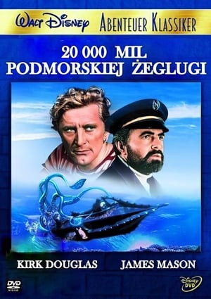 Poster 20 000 mil podmorskiej żeglugi 1954
