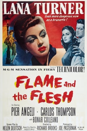 Poster Flame and the Flesh 1954