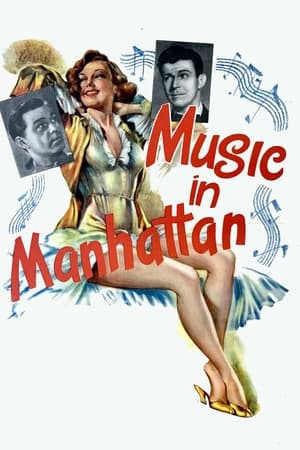Poster Music in Manhattan 1944
