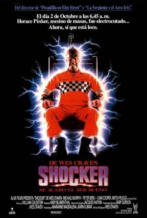 Poster Shocker, 100.000 voltios de terror 1989