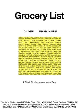 Poster Grocery List 2022