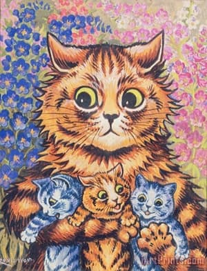 Image Art Celebrities At Home - Mr Louis Wain