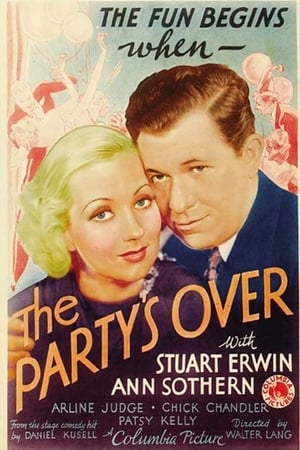 Poster The Party's Over 1934
