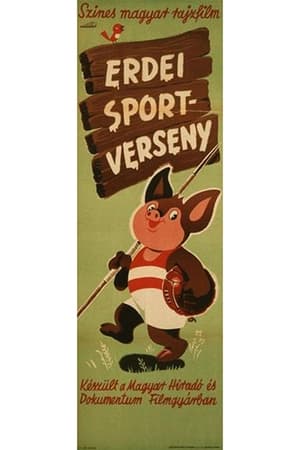 Poster Sport Competition in the Forest 1952