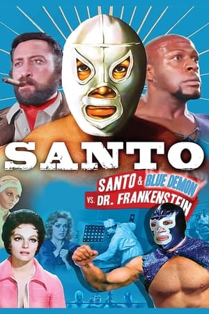 Poster Santo and Blue Demon vs. Dr. Frankenstein 1974