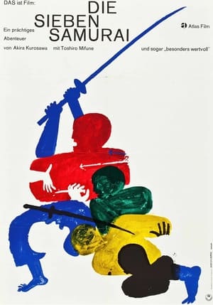 Poster Die sieben Samurai 1954