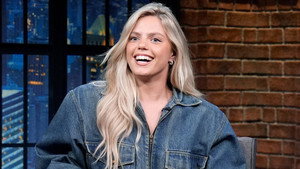 Late Night with Seth Meyers Season 13 :Episode 7  Rene&eacute; Rapp, Christian Slater