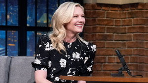 Late Night with Seth Meyers Season 13 :Episode 9  Kirsten Dunst, Tony Shalhoub