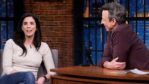 Late Night with Seth Meyers Season 13 :Episode 54  Sarah Silverman, Mark Strong