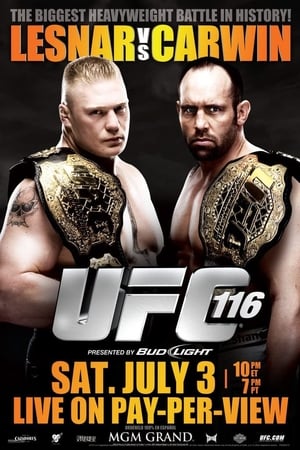 Poster UFC 116: Lesnar vs. Carwin 2010