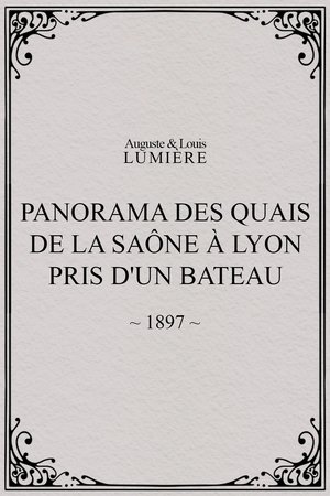 Nonton film Panorama des quais de la Saône à Lyon pris d'un bateau (1897) terbaru sub indo