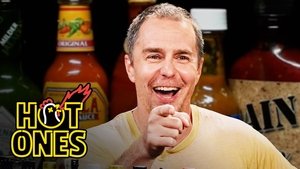 Hot Ones Season 27 :Episode 11  Sam Rockwell Monologues His Pain While Eating Spicy Wings