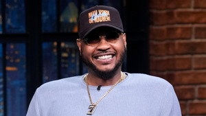 Late Night with Seth Meyers Season 13 :Episode 109  Carmelo Anthony, Ana Gasteyer