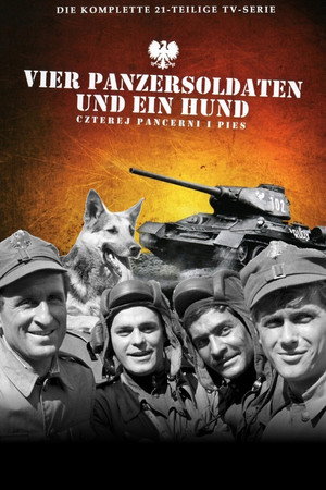 Vier Panzersoldaten und ein Hund
