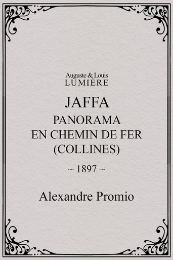 Jaffa : panorama en chemin de fer (collines)