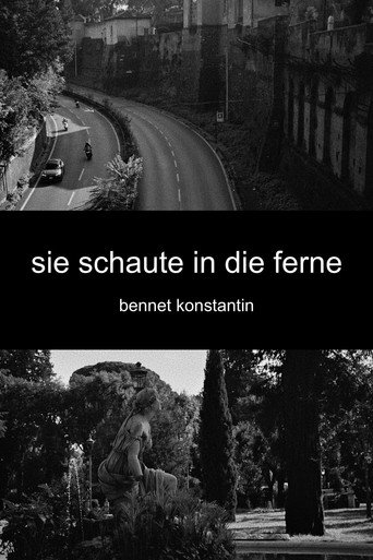 sie schaute in die ferne