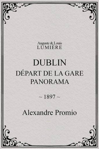 Dublin, Départ de la gare. Panorama