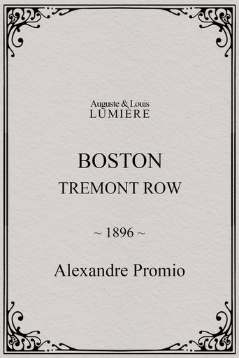 Boston, Tremont row