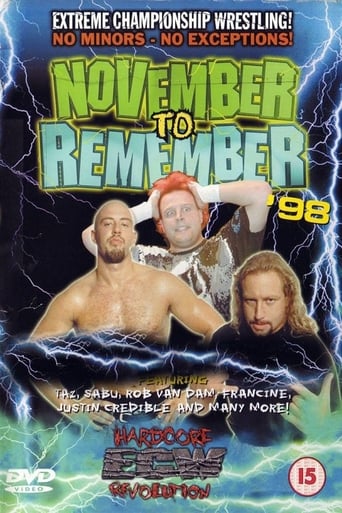 Poster of ECW November To Remember 1998