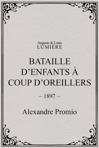 Bataille d’enfants à coup d’oreillers