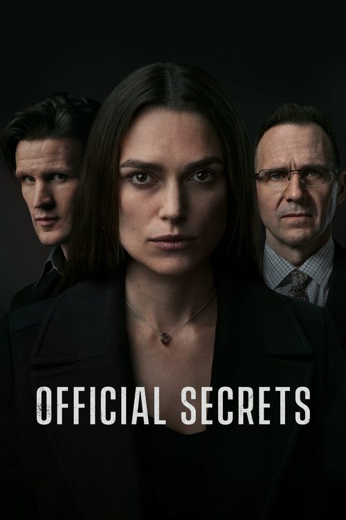 Movie poster for “Official Secrets”.