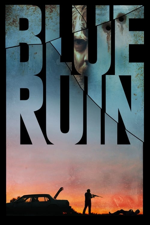 Movie poster for “Blue Ruin”.