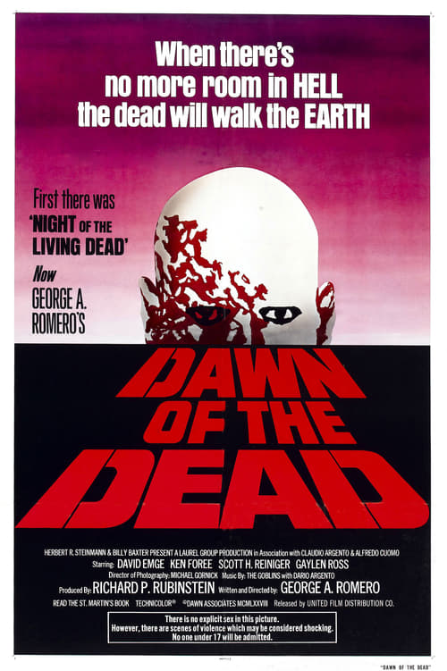 Movie poster for “Dawn of the Dead”.