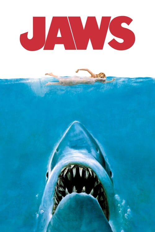 Movie poster for “Jaws”.