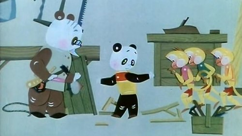 Little Panda Learns Carpenter