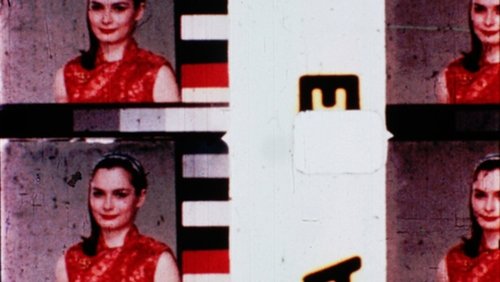 Film in Which There Appear Edge Lettering, Sprocket Holes, Dirt Particles, Etc.