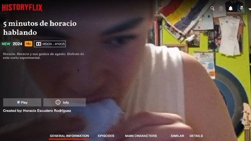 cinco minutos de horacio hablando
