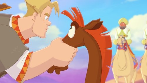 Horse Julius and Big Horse Racing