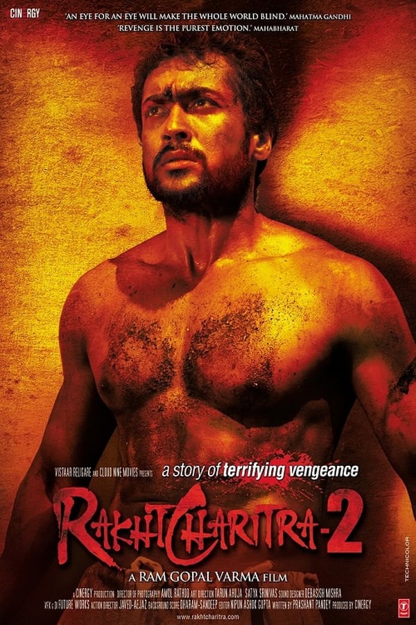 The sequel carries forward the tale of power and revenge which exploded in Rakht Charitra 1. The rebel leader turned politician, Pratap consolidates his political base but is forced to retread the path of vengeance once again after a rival from the past, Surya Narayan Reddy chooses to avenge the assassination of his family. Surya swears vengeance against Pratap after his family is wiped out in a bomb attack and Pratap is hell bent on decimating his enemy, even if it means separating ways with his mentor and political veteran, Shivaji.