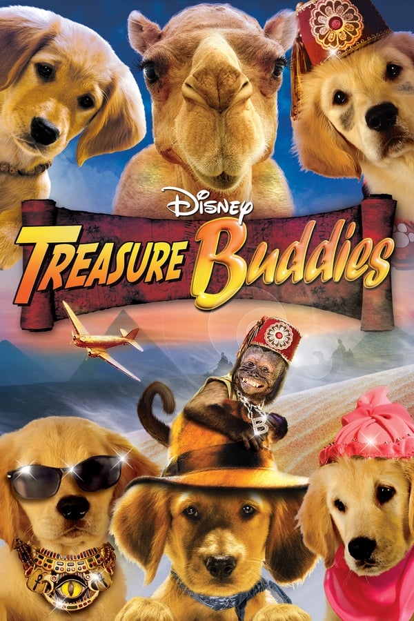 Disney's irresistible talking puppies are back in an all-new movie that takes them halfway across the world to the ruins of ancient Egypt. With the help of some exotic new friends, this epic adventure is a treasure trove of pure Buddy fun. In a race against a devious cat, the Buddies and their new friends, Cammy and Babi, must avoid booby traps, solve puzzles and explore a mysterious tomb - all in search of the greatest treasure known to animalkind!