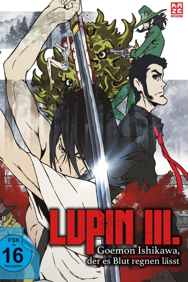 A yakuza boss hires Goemon Ishikawa, a modern day samurai, to protect him aboard his cruise ship casino. Everything goes sideways when the famous thief, Lupin the Third, tries to rob the vessel. Lupin's being hunted by a powerful and mysterious man: the so called “Ghost of Bermuda.” With Goemon's employer dead in the ensuing chaos, his honor is at stake, and the only way to preserve it is with blood. But this opponent is like no other, and to make things right, Goemon may need to sharpen not only his sword, but himself as well!