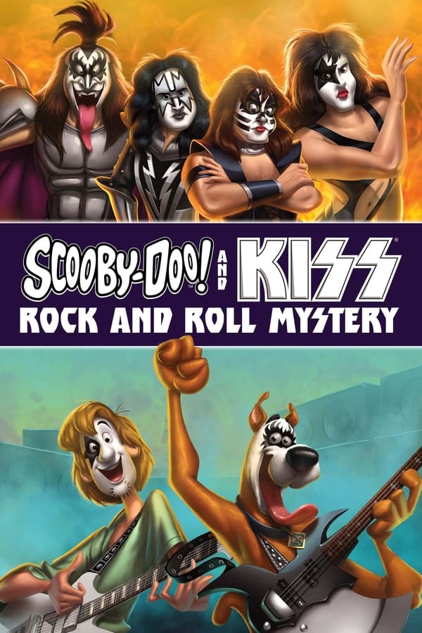 Get ready to Rock! Scooby-Doo and the Mystery Inc. Gang team up with the one and only KISS in this all-new, out-of-this-world adventure! We join the Gang at Kiss World – the all-things-Kiss theme park, as they investigate a series of strange hauntings. With help from Kiss, they discover that the Crimson Witch has returned to summon The Destroyer from the alternate dimension of Kissteria! The evil duos ghastly plan, to destroy the earth! Can the Gang's cunning and Kiss's power of rock save the day?!