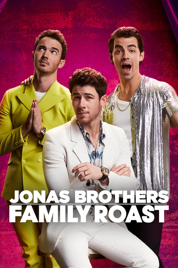 A comedy roast of the pop band Jonas Brothers includes sketches, songs, games, and special guests.