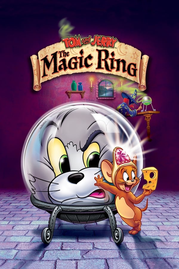 The world's favourite cat and mouse team bounds back into action in an all-new full-length animated adventure certain to cast its spell over the entire family Left in charge of a priceless magical ring by his young wizard master, Tom is horrified when the ring gets stuck on Jerry's head, who then runs off into the city! Before you can say 