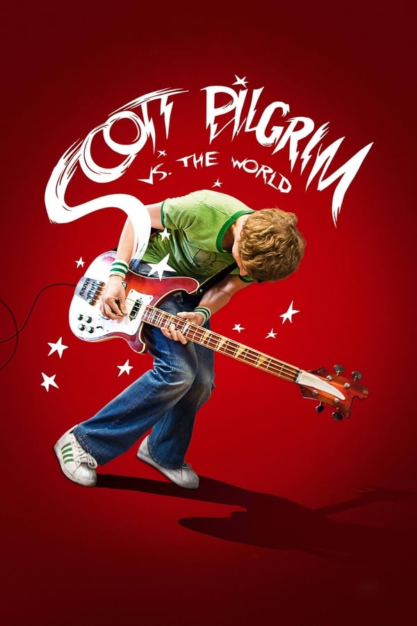 Scott Pilgrim is a 22 year old radical Canadian wannabe rockstar who falls in love with an American delivery girl, Ramona Flowers, and must defeat her seven evil exes to be able to date her.