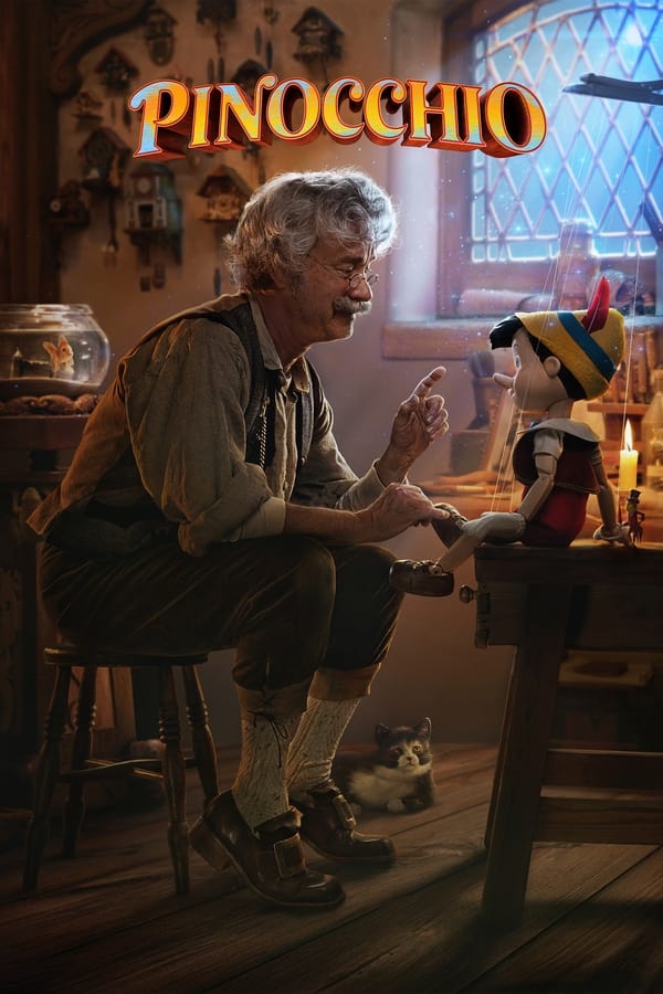 A live action and CGI retelling of the beloved tale of a wooden puppet who embarks on a thrilling adventure to become a real boy. Other characters include Geppetto, the woodcarver who builds and treats Pinocchio as if he were his real son; Jiminy Cricket, who serves as Pinocchio’s guide as well as his 