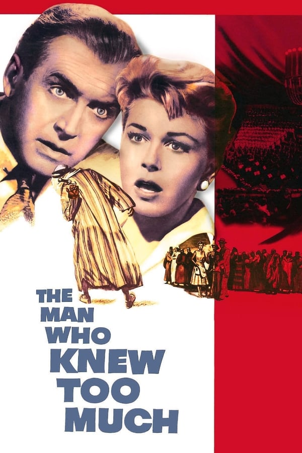 A widescreen, Technicolor remake by Hitchcock of his 1934 film of the same title. A couple vacationing in Morocco with their young son accidentally stumble upon an assassination plot. When the child is kidnapped to ensure their silence, they have to take matters into their own hands to save him.