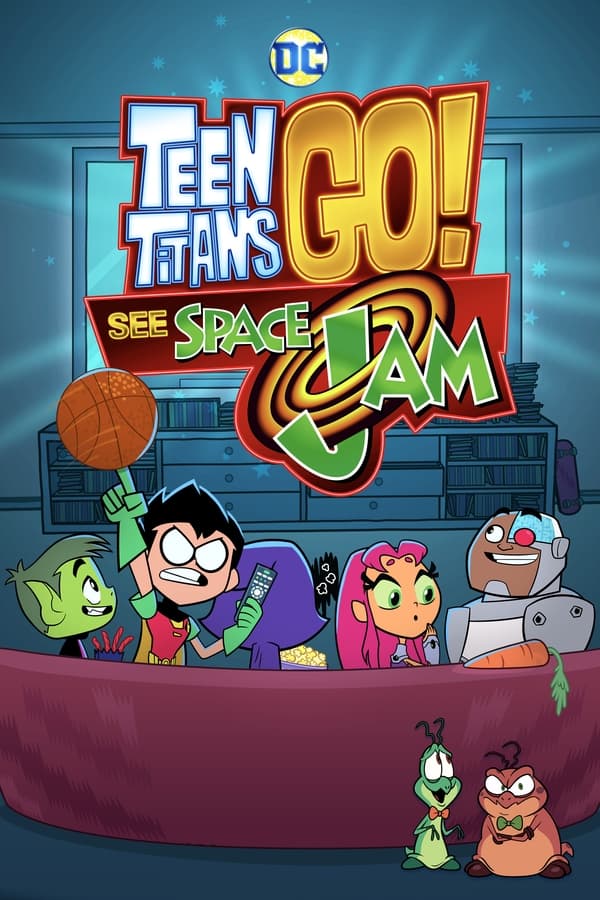 The Teen Titans are visited by the Nerdlucks, the Space Jam villains who tried to capture Michael Jordan and the Looney Tunes. Astonished to discover his fellow Titans have never seen Space Jam, Cyborg organizes an exclusive watch party. Of course, if the Titans are watching a movie, don't expect silence to be golden. Raven and Starfire provide the commentary, Cyborg presents the fun facts, Beast Boy points out the butt shots, and Robin, but Robin doesn't trust their new alien friends. Are the Nerdlucks here to attend an innocent watch party, or do they have more sinister motives up their sleeves?