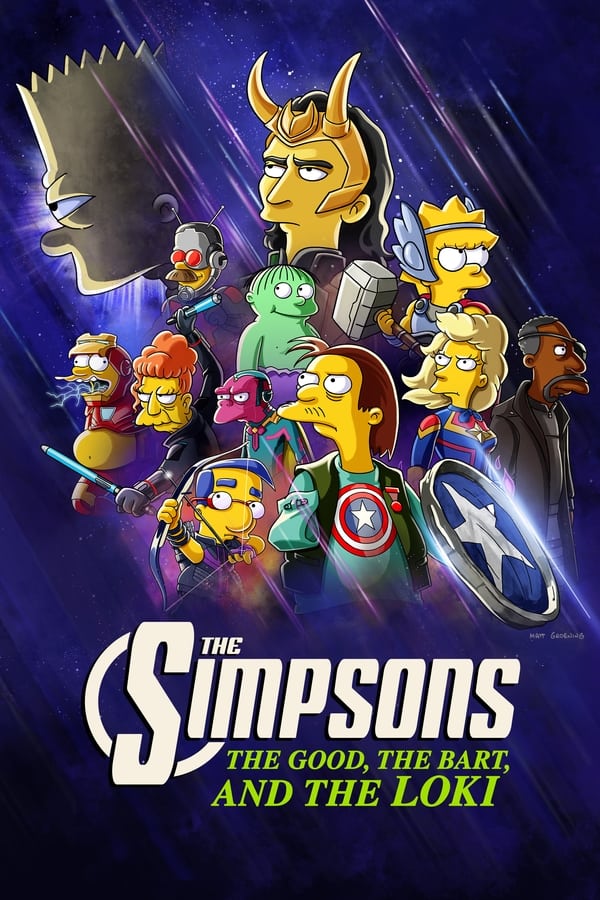 Loki is banished from Asgard once again and must face his toughest opponents yet: the Simpsons and Springfield’s mightiest heroes. The God of Mischief teams up with Bart Simpson in the ultimate crossover event paying tribute to the Marvel Cinematic Universe of superheroes and villains.