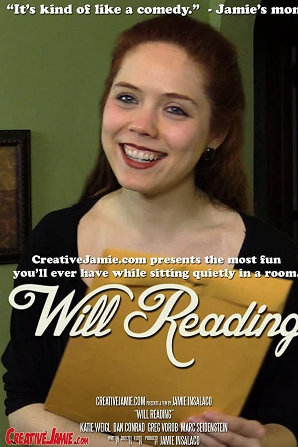 Wendy (Katie Weigl) is preparing to host an evening at her home for friends, during which they will read an addendum (Codicil!) to her dead husband