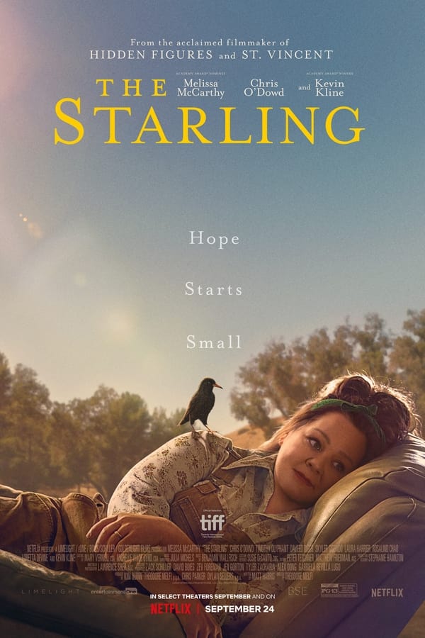 A woman adjusting to life after a loss contends with a feisty bird that's taken over her garden — and a husband who's struggling to find a way forward.