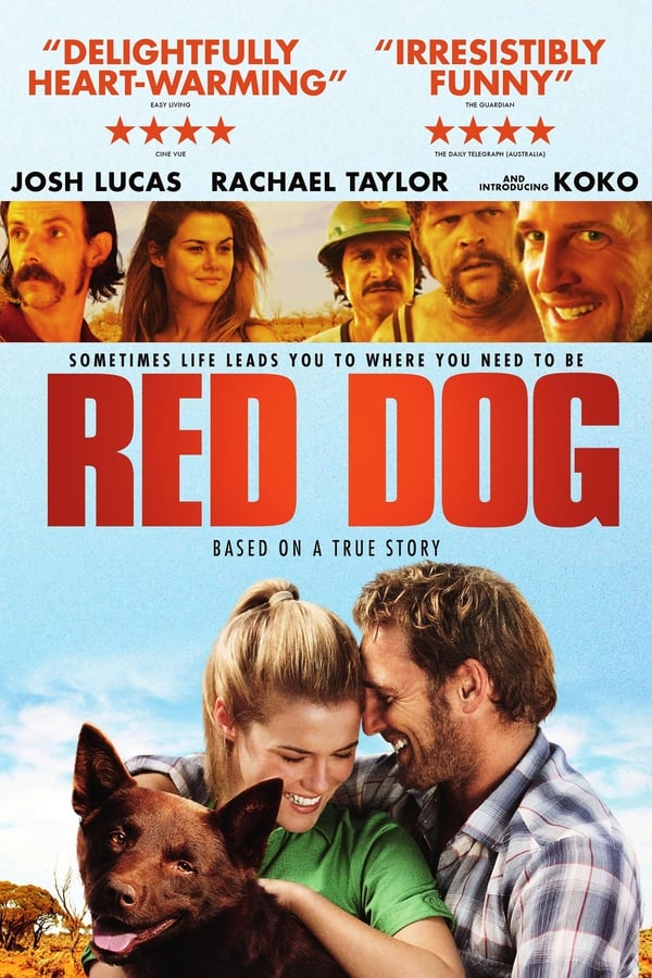 Based on the legendary true story of the Red Dog who united a disparate local community while roaming the Australian outback in search of his long lost master.