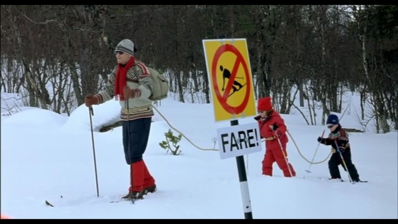 Min søsters børn i sneen