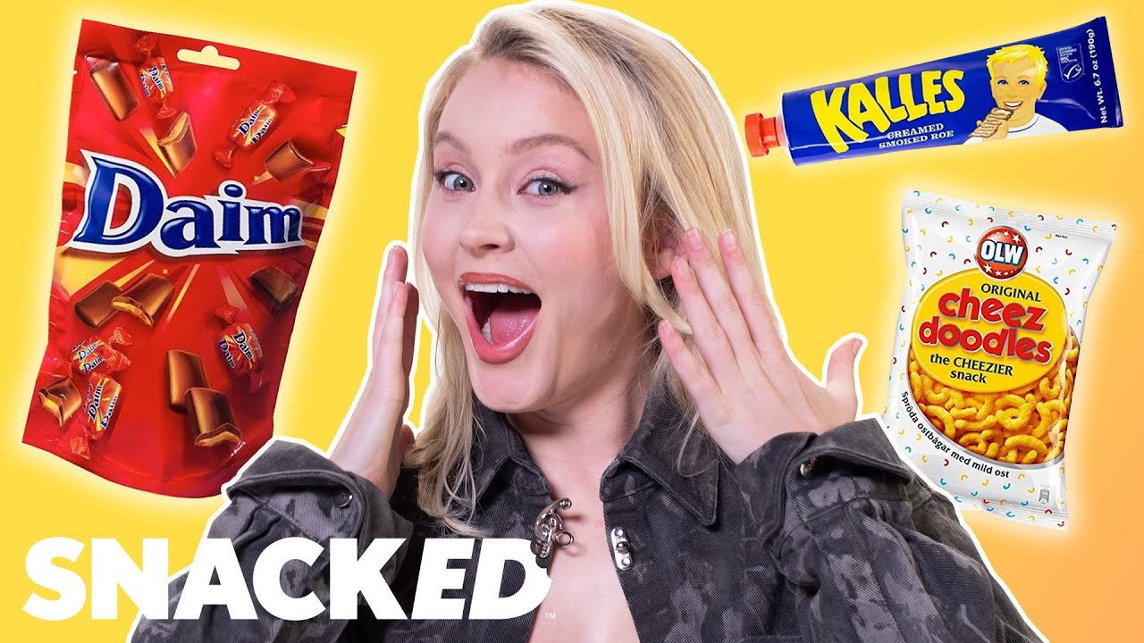 A still from Zara Larsson Breaks Down Her Favorite Snacks