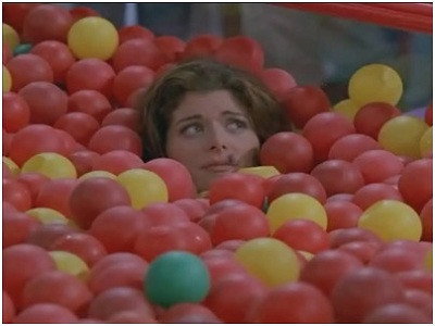A still from Three's a Crowd, Six Is a Freak Show