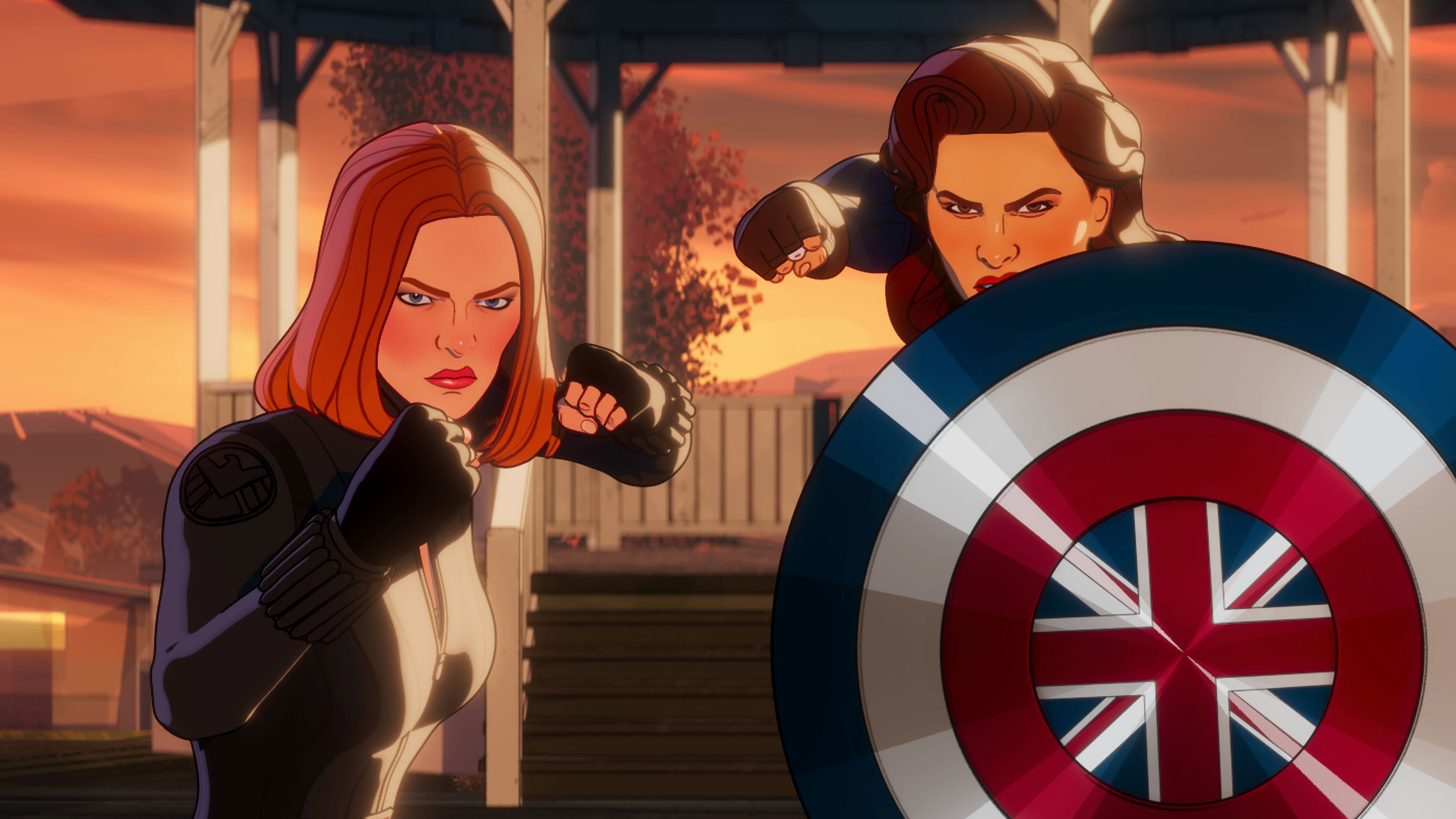 A still from What If... Captain Carter Fought the Hydra Stomper?